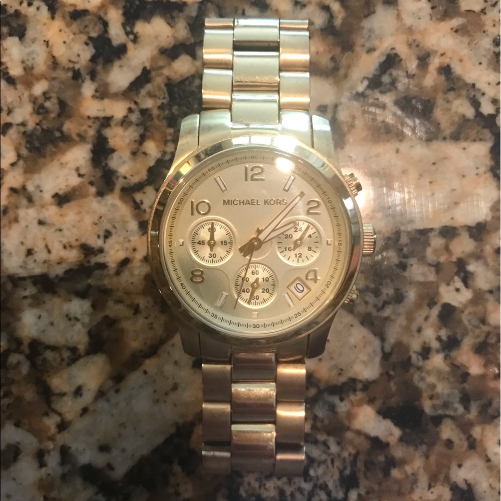 Michael Kors Gold Runway Watch